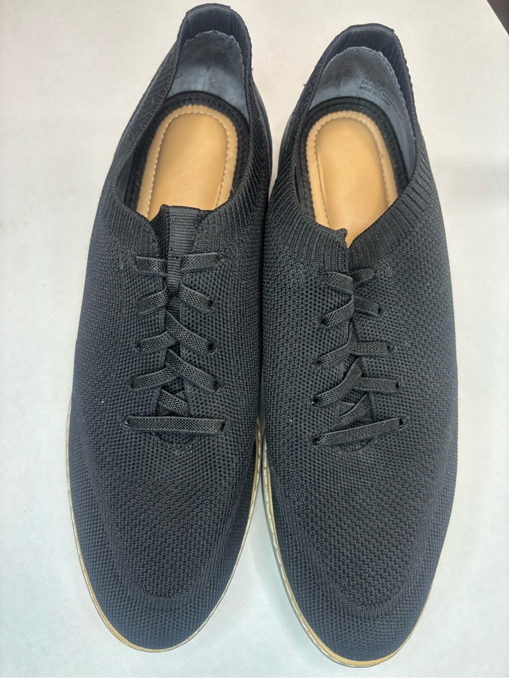 Kelly & Katie Austin Womens Black Mesh Lace Up Sneakers 8
